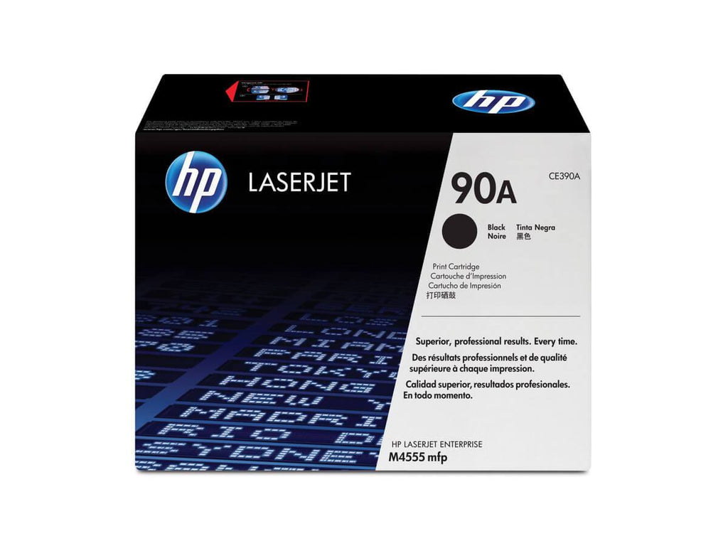 Cartucho de Tóner HP 90A Negro LaserJet Original CE390A