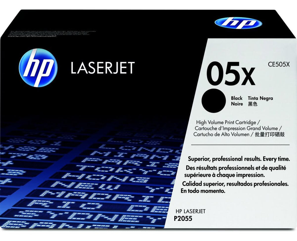 Cartucho de Tóner HP 05X Negro Alto Rendimiento Original CE505X