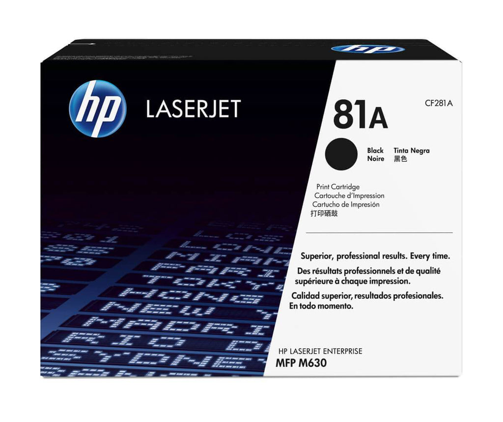 Cartucho de Tóner HP 81A Negro LaserJet Original CF281A