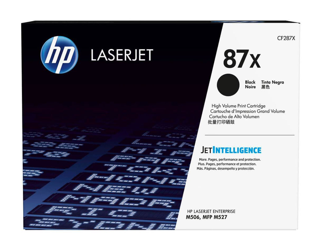 Cartucho de Tóner HP 87X Negro Alto Rendimiento LaserJet Original CF287X