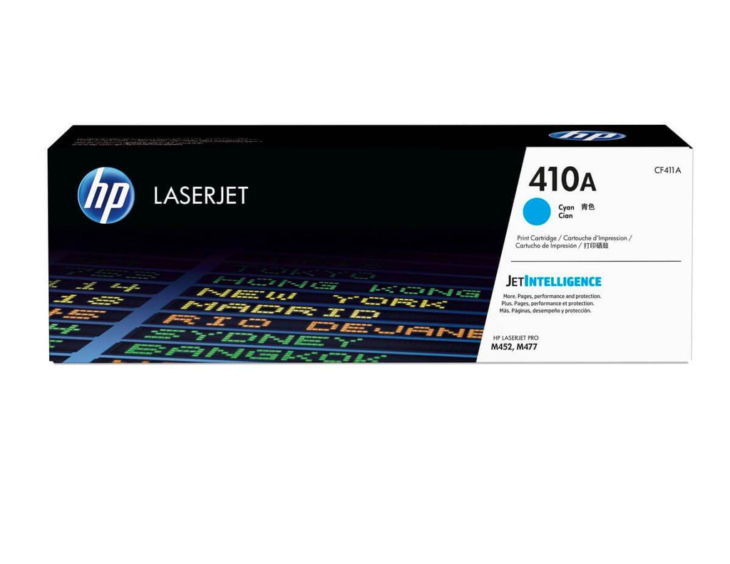 Cartucho de Tóner HP 410A Cian LaserJet Original CF411A
