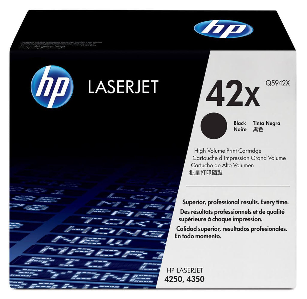 Cartucho de Tóner HP 42X Negro LaserJet Original Q5942X