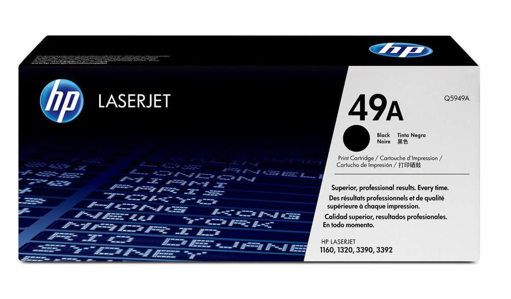 Cartucho de Tóner HP 49A Negro LaserJet Original Q5949A
